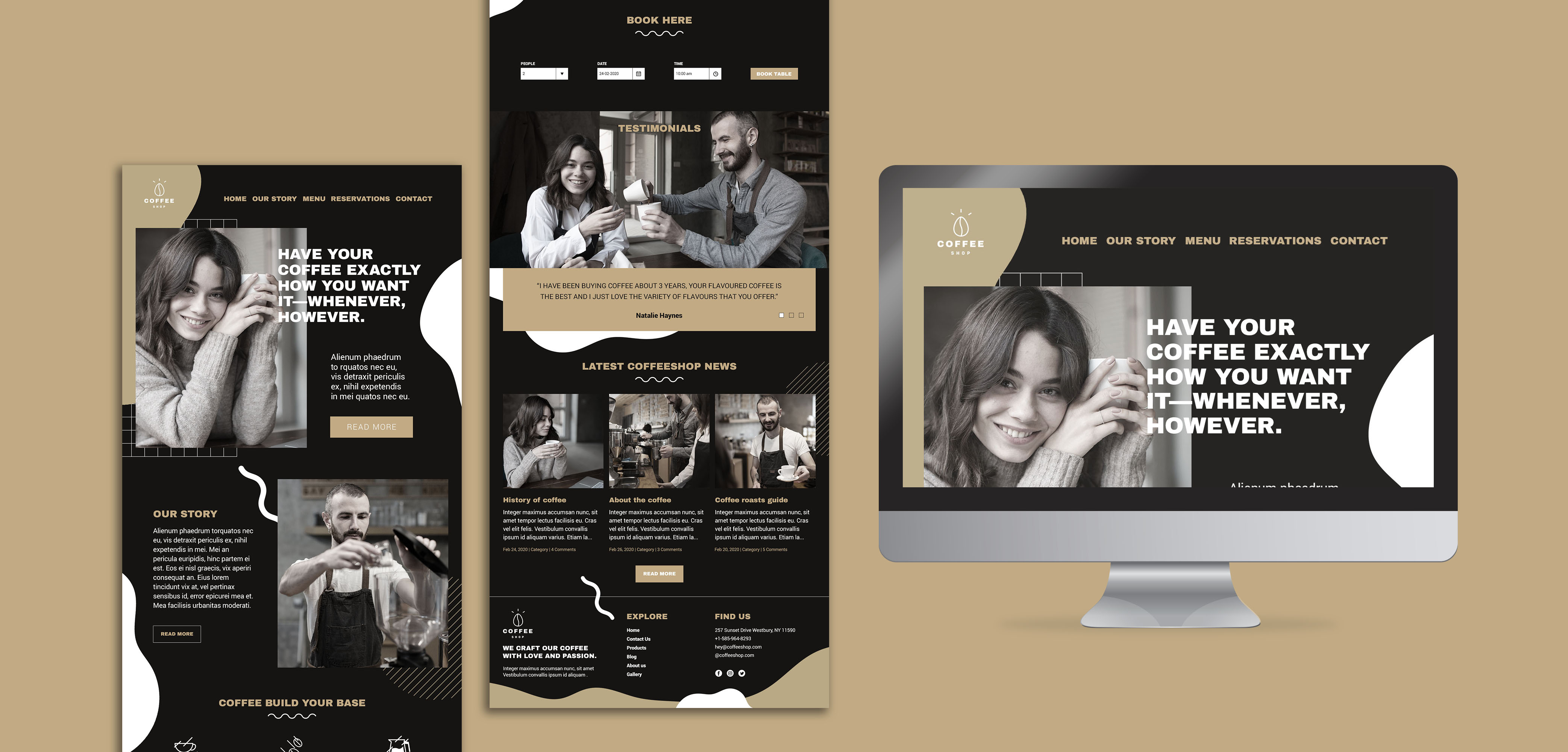 Ecommerce Storefront Design Interface